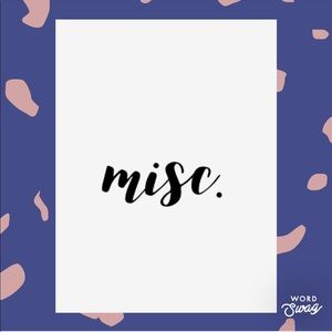 Miscellaneous items :)